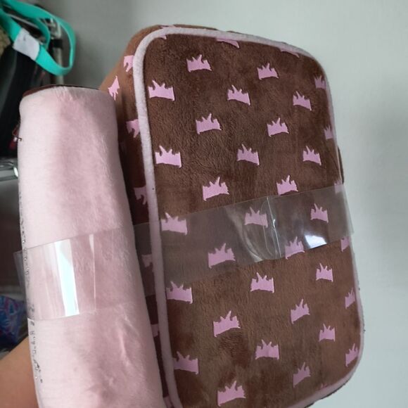 Juicy Couture Pink and Brown Vanity Cosmetic Case - Picture 5 of 5